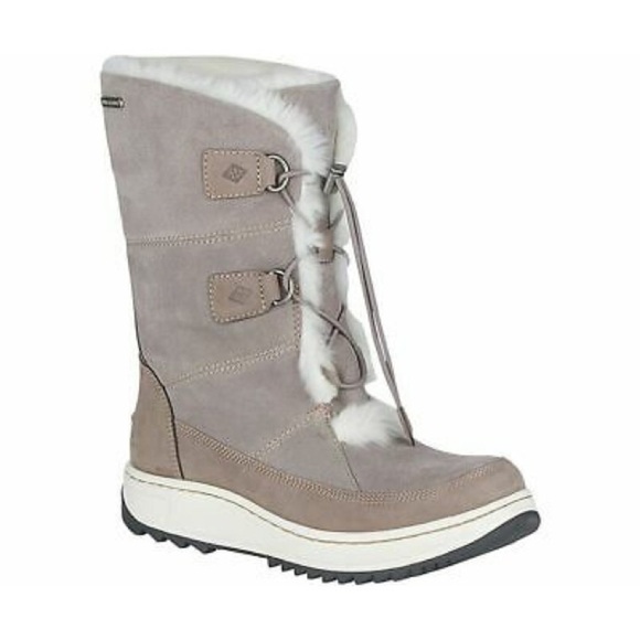 NEW IN BOX SPERRY Powder Valley Grey Snow Boots - Picture 1 of 1